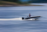 Boat at high speed Royalty Free Stock Image