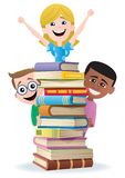 Books and Kids Royalty Free Stock Photo