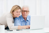 Teaching new technology Stock Images