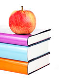 Books and apple Royalty Free Stock Photography