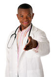 Doctor ready to shake hands Stock Photos