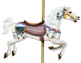 Carousel horse Royalty Free Stock Images