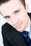 Headshot portraiture of young handsome businessman Royalty Free Stock Image