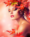 Autumn Woman Stock Image