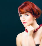 Portraiture of beautiful young female model woman Stock Photo