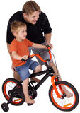 Father teaching his son Royalty Free Stock Photos