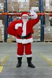 Santa Claus ready for Christmas,waving Stock Photography