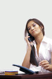 Young lady at the office Royalty Free Stock Image