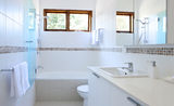 White Bathroom Stock Image