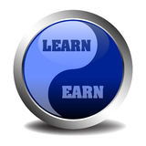 Learn and earn symbol Stock Image