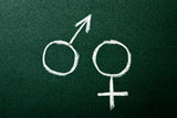 Gender symbols Royalty Free Stock Image