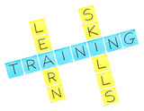 Training Crossword Royalty Free Stock Photos