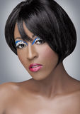 Portrait of woman with bob Royalty Free Stock Photography