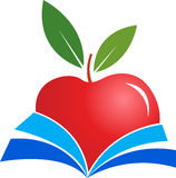Book apple Stock Images