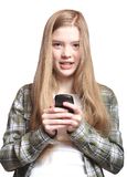 Texting Teen Royalty Free Stock Image