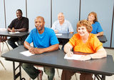 Diverse Happy Adult Education Class Royalty Free Stock Photos
