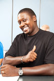 African-American Adult Student - Thumbs Up Royalty Free Stock Photo