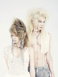 Young elf couple Stock Images