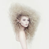 Beautiful young girl elf Stock Image