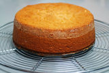 Ginger cake base Stock Photo