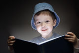Boy read book Royalty Free Stock Photography