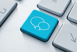 Social Media Key Royalty Free Stock Image