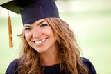 Gradutation student Stock Photography