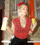Kitchen-maid Royalty Free Stock Photography