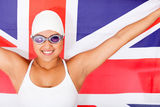 Female swimmer Stock Photography