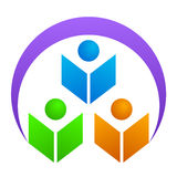 Education logo Royalty Free Stock Photo