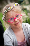 Girl with daisies Royalty Free Stock Images