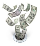 Money Down The Drain Waste Stock Images