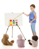 Teaching About Shapes Stock Photo