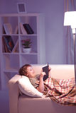 Boy read book Stock Photo