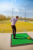 Golf training Stock Photography
