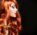Red Haired Girl Royalty Free Stock Image