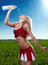 Stock Image : Beauty cheerleader