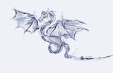 Water Dragon Stock Image