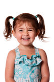 Happy laughing young toddler girl Stock Photos