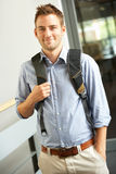 Student in college Stock Photo