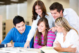 Study group Royalty Free Stock Photo