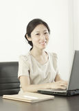 A miss staff in office Royalty Free Stock Image