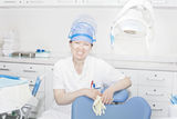 Miss dentist Stock Photo