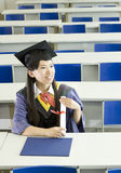 Portrait of a miss graduate Royalty Free Stock Photo