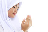 Youth Muslim prayer Stock Image