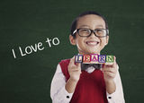 I love to learn Stock Photo