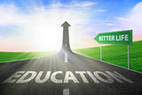 Education for better life Royalty Free Stock Photo