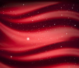 Red Abstract Christmas Stars Background Stock Photo