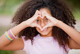 Young black girl Royalty Free Stock Image