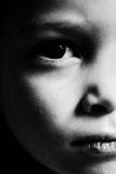 Serious child portrait Royalty Free Stock Photo